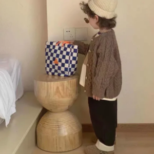 Baby Children's Coffee Sweater Knit Cardigan